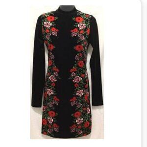 Floral Velour Dress